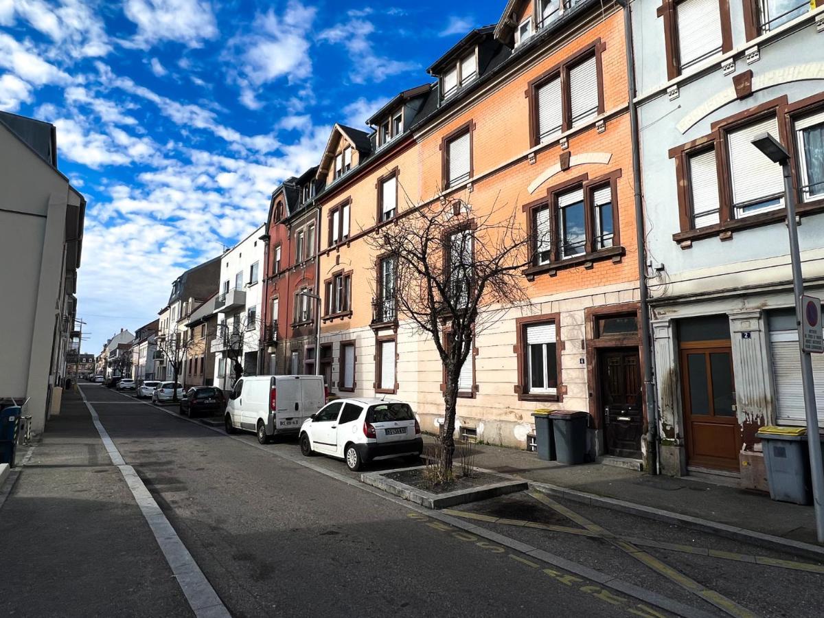 # Le 4 # Tres Beau Appartement T3 Neuf, Tout Confort, Mulhouse Centre Ville Eksteriør billede