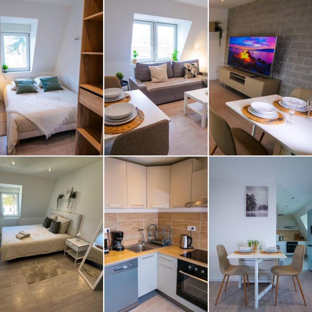 # Le 4 # Tres Beau Appartement T3 Neuf, Tout Confort, Mulhouse Centre Ville Eksteriør billede